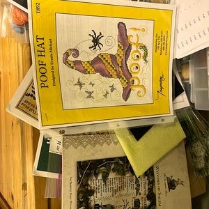 Cross stictch, 14 count aid or dyed fabric, many to choose from! Prices vary